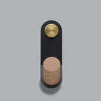 Wall Hook | Oak Wood & High Load Capacity | Screw & Self-Adhesive