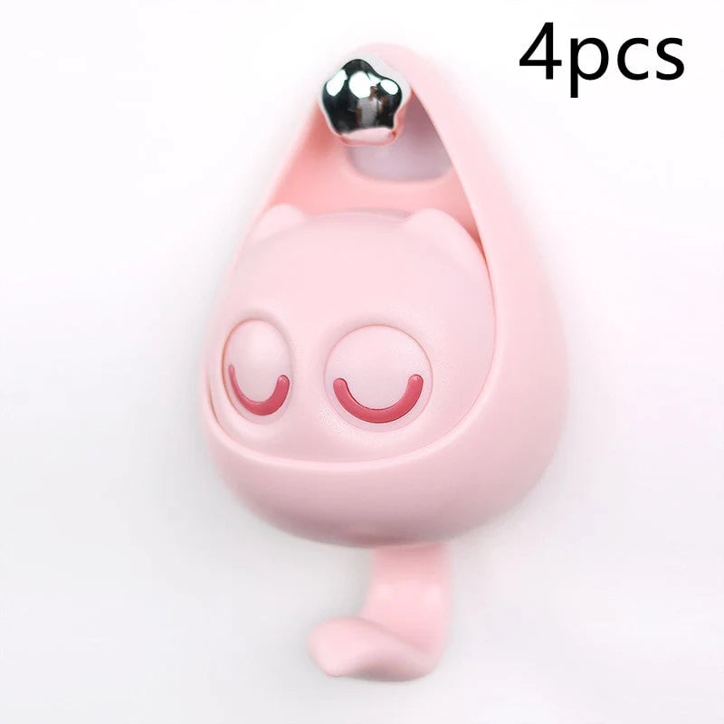 Wall Hook | Winking Cat & Self-Adhesive | Supports 2.5 kg
