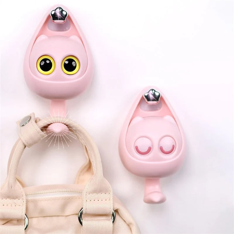 Wall Hook | Winking Cat & Self-Adhesive | Supports 2.5 kg
