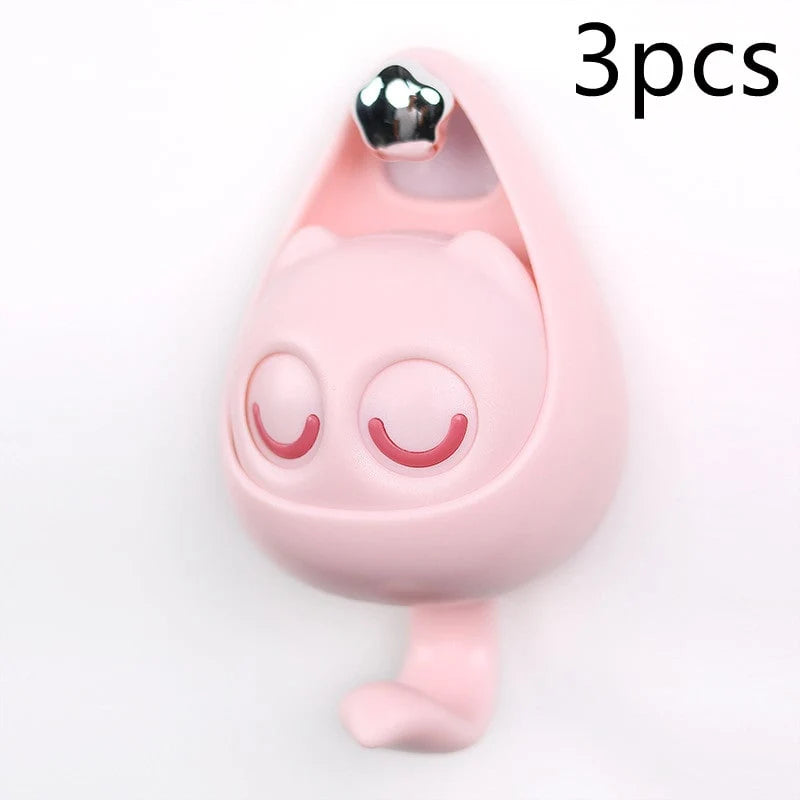 Wall Hook | Winking Cat & Self-Adhesive | Supports 2.5 kg