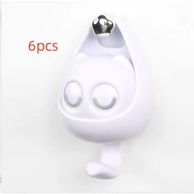 Wall Hook | Winking Cat & Self-Adhesive | Supports 2.5 kg