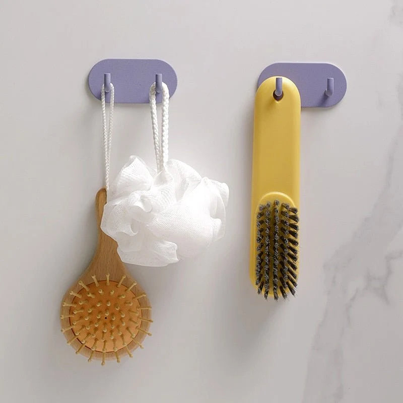 Wall Hooks | Iron & Self-Adhesive | Holds Up To 2 kg