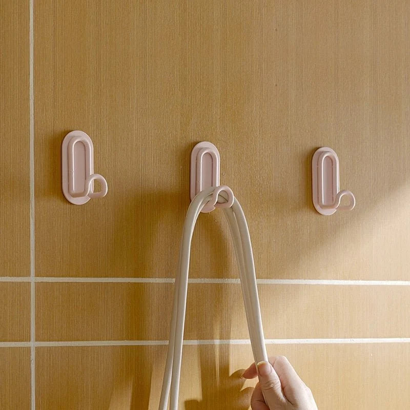 Wall Hooks | Iron & Self-Adhesive | Holds Up To 2 kg