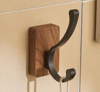 Wall Hooks | Self-Adhesive Beech, Oak & Walnut