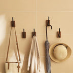 Wall Hooks | Self-Adhesive Beech, Oak & Walnut