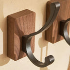 Wall Hooks | Self-Adhesive Beech, Oak & Walnut