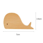 Wall Hooks | Wooden Animal Design & Dual Mounting Options