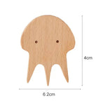 Wall Hooks | Wooden Animal Design & Dual Mounting Options