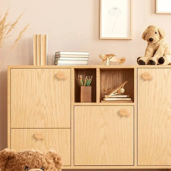 Wall Hooks | Wooden Animal Design & Dual Mounting Options