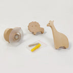 Wall Hooks | Wooden Animal Design & Dual Mounting Options