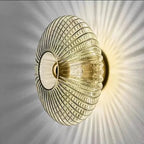 Wall Lamp | Clear Glass & Matte Metal | E27 Socket
