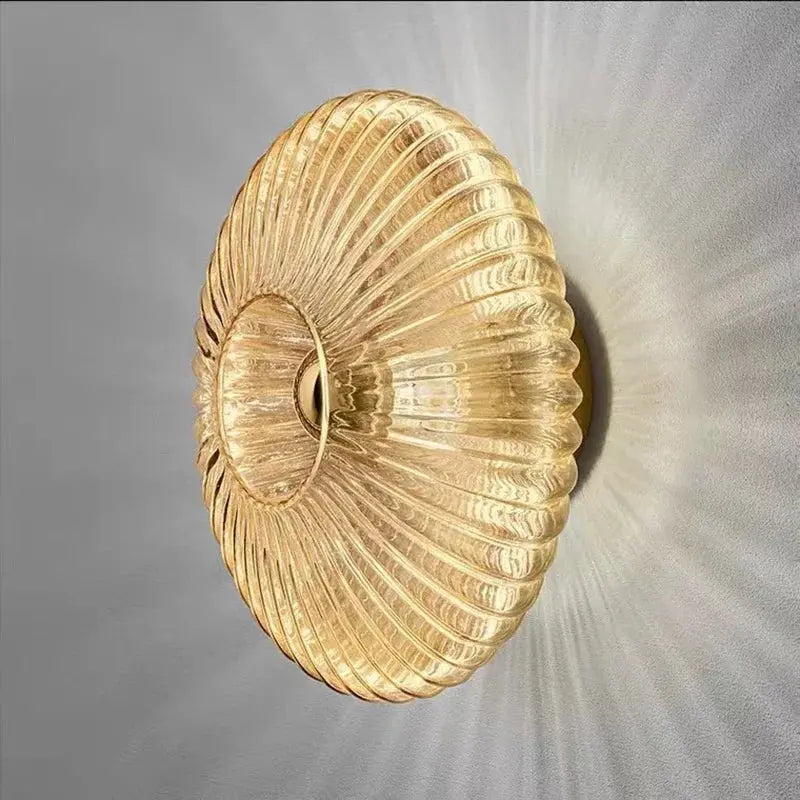 Wall Lamp | Clear Glass & Matte Metal | E27 Socket