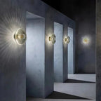 Wall Lamp | Clear Glass & Matte Metal | E27 Socket