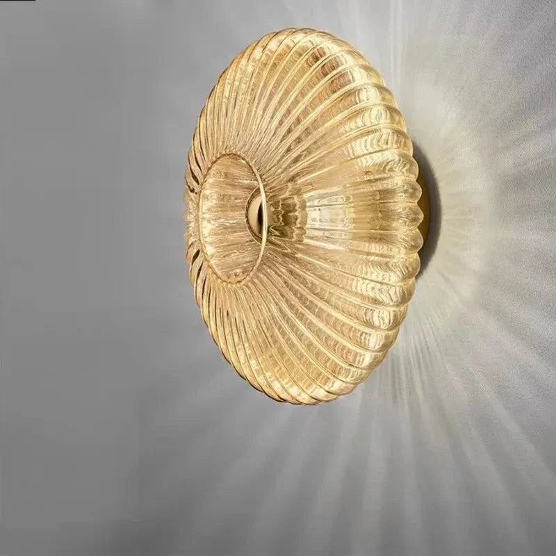 Wall Lamp | Clear Glass & Matte Metal | E27 Socket