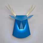 Wall Lamp | Deer Silhouette & Soft LED | 38 x 35 cm