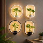 Wall Lamp | Glass Vase & Warm LED