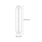 Wall Lamp | Integrated LED & Copper-Finish Stainless Steel | 60 cm