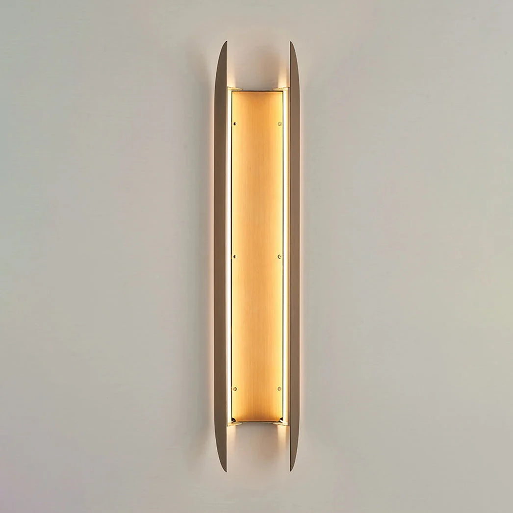 Wall Lamp | Integrated LED & Copper-Finish Stainless Steel | 60 cm