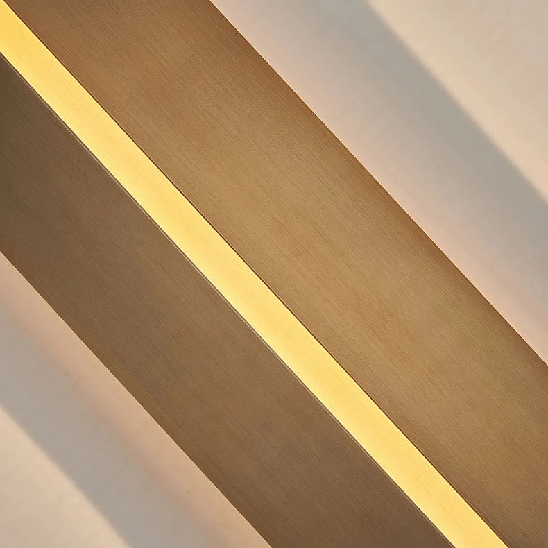 Wall Lamp | Integrated LED & Copper-Finish Stainless Steel | 60 cm