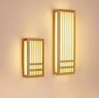 Wall Lamp | Japandi Wood & Acrylic Warm Light