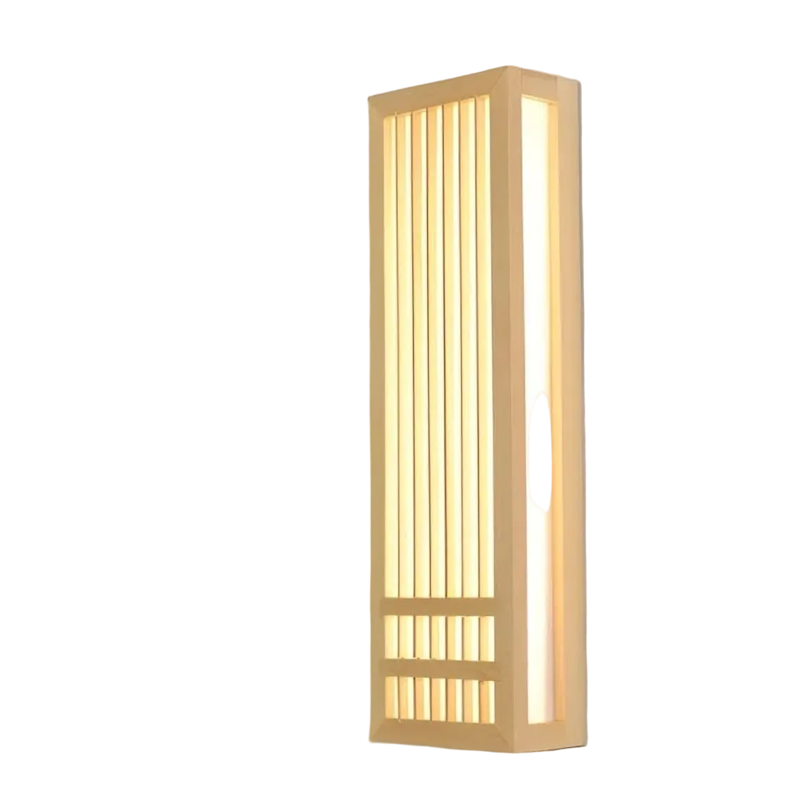 Wall Lamp | Japandi Wood & Acrylic Warm Light