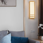 Wall Lamp | Japandi Wood & Acrylic Warm Light