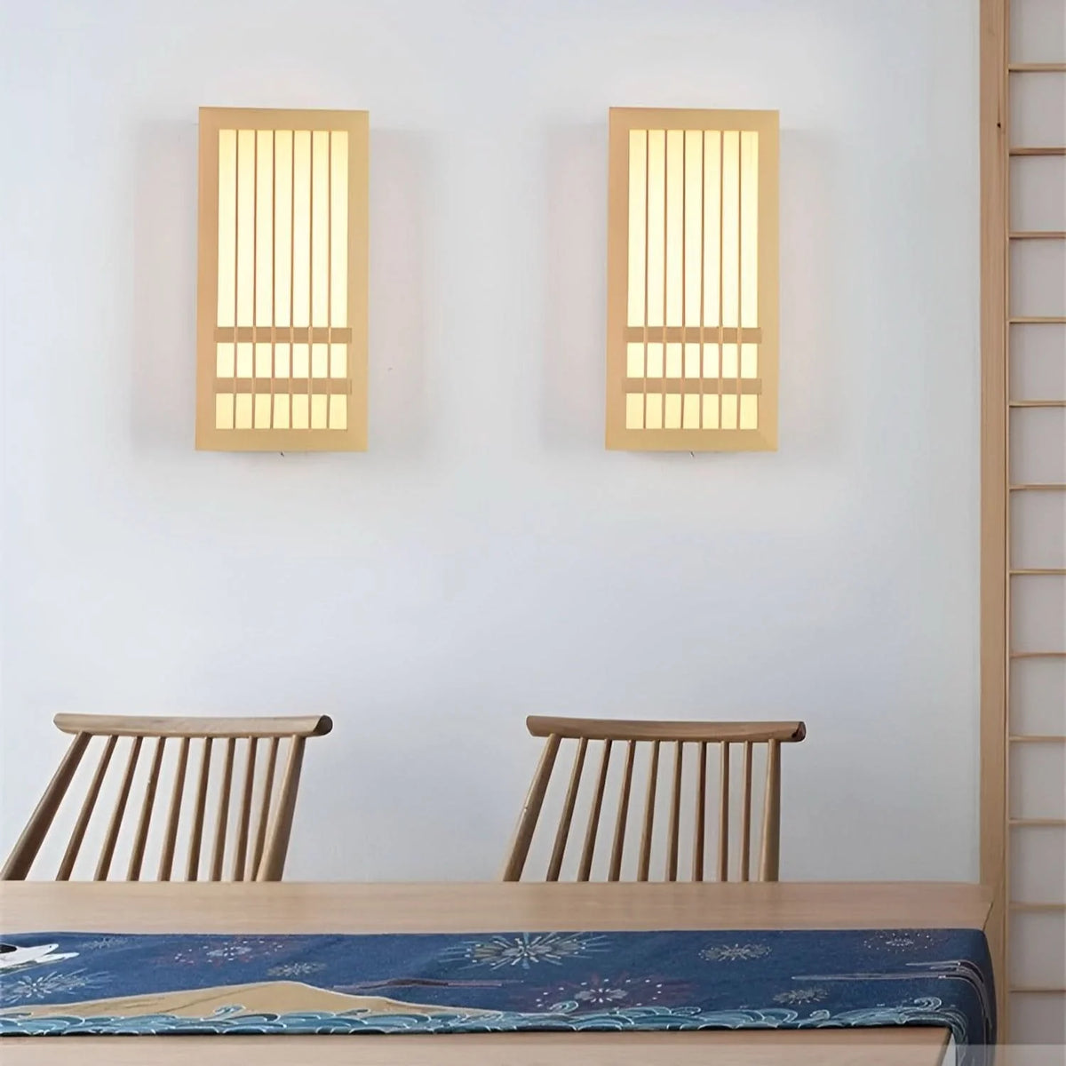 Wall Lamp | Japandi Wood & Acrylic Warm Light