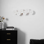 Wall Lamp | Lotus Ceramic Petals & Gold Metal