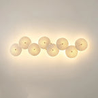 Wall Lamp | Lotus Ceramic Petals & Gold Metal