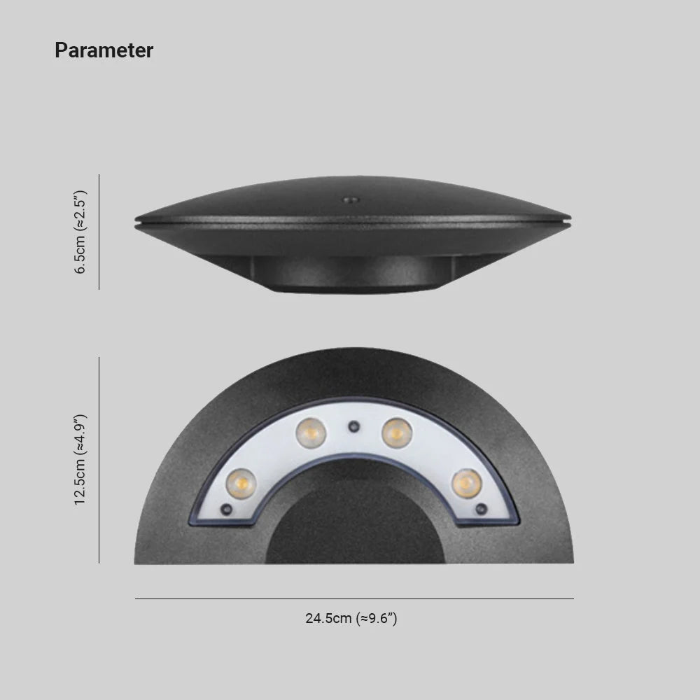 Wall Lamp | Metal & Acrylic Waterproof Warm 3000K LED