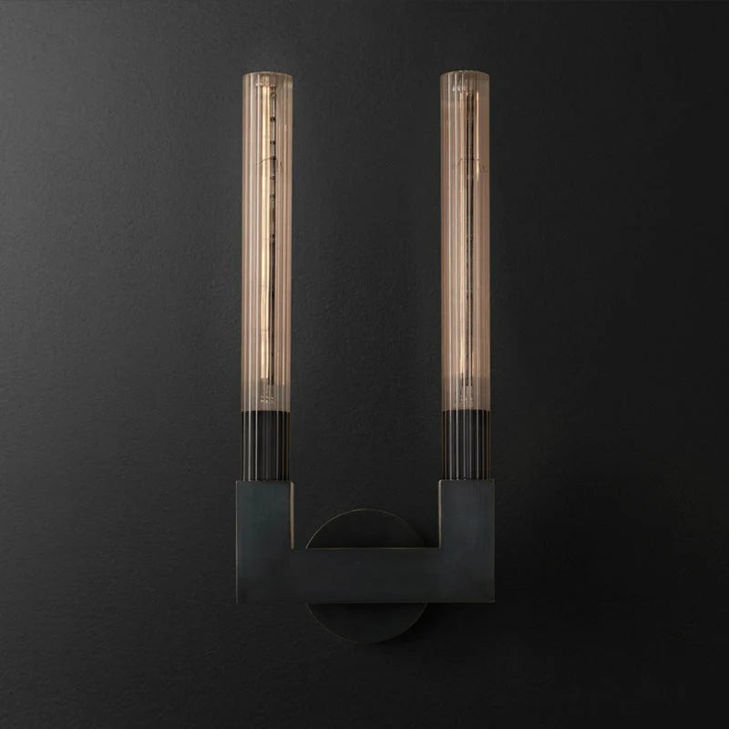 Wall Lamp | Metal & Glass Dimmable