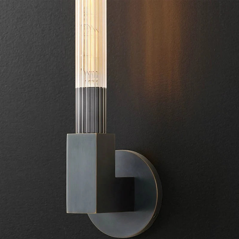 Wall Lamp | Metal & Glass Dimmable