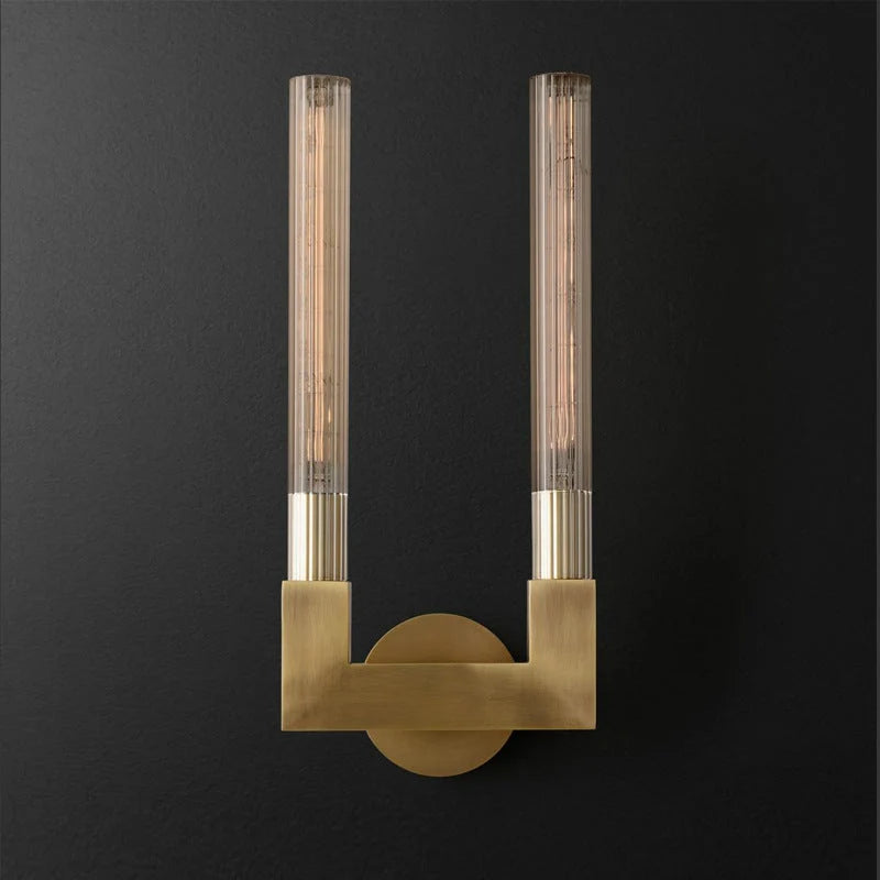 Wall Lamp | Metal & Glass Dimmable
