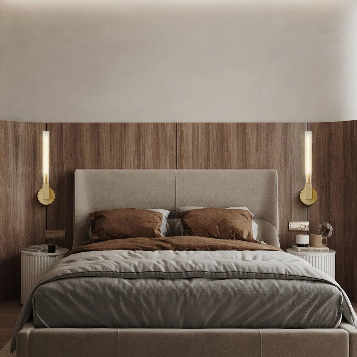 Wall Lamp | Metal & Glass Dimmable