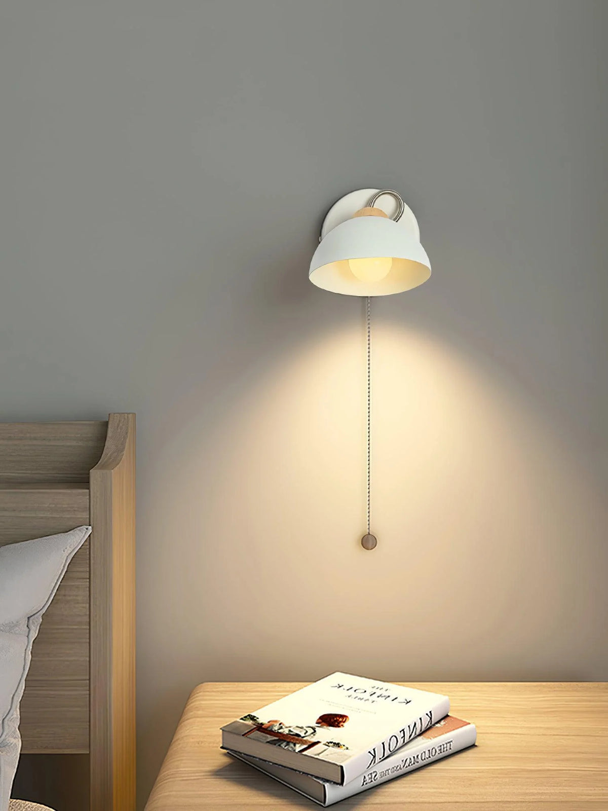 Wall Lamp | Metal Minimalist & E27/E26 Socket | 14 cm Diameter