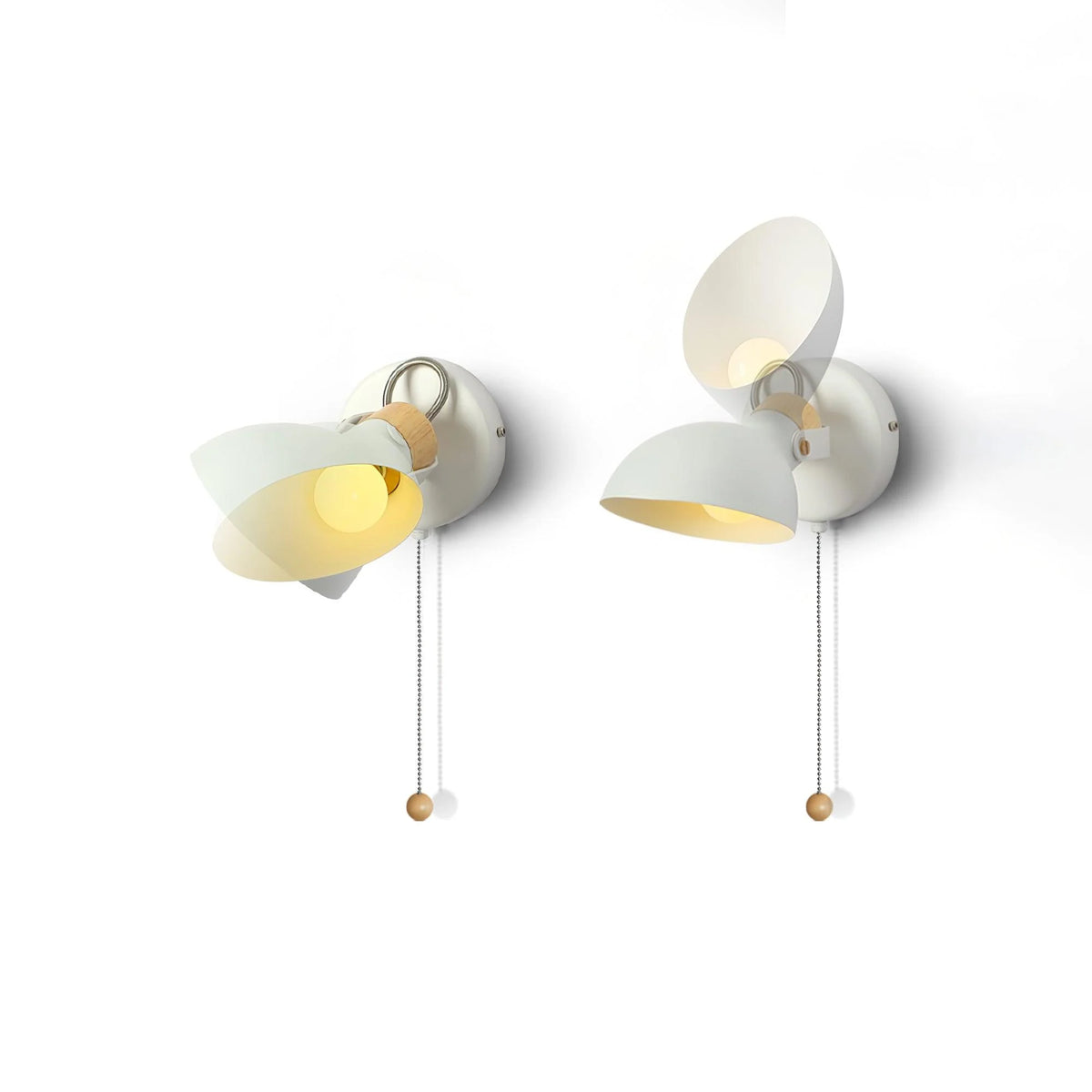 Wall Lamp | Metal Minimalist & E27/E26 Socket | 14 cm Diameter