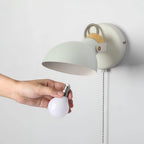 Wall Lamp | Metal Minimalist & E27/E26 Socket | 14 cm Diameter
