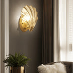 Wall Lamp | Minimalist Glass Shade & Button Switch | 20 cm Diameter
