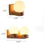 Wall Lamp | Modern Glass Shade & E26-Compatible | Single Or Double Light