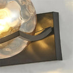 Wall Lamp | Textured Glass Globe & Energy-Efficient LED