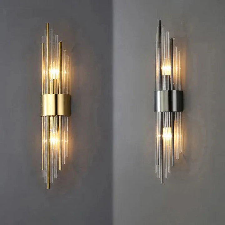 Wall Lamp | Crystal LED Design | Stainless Steel Frame