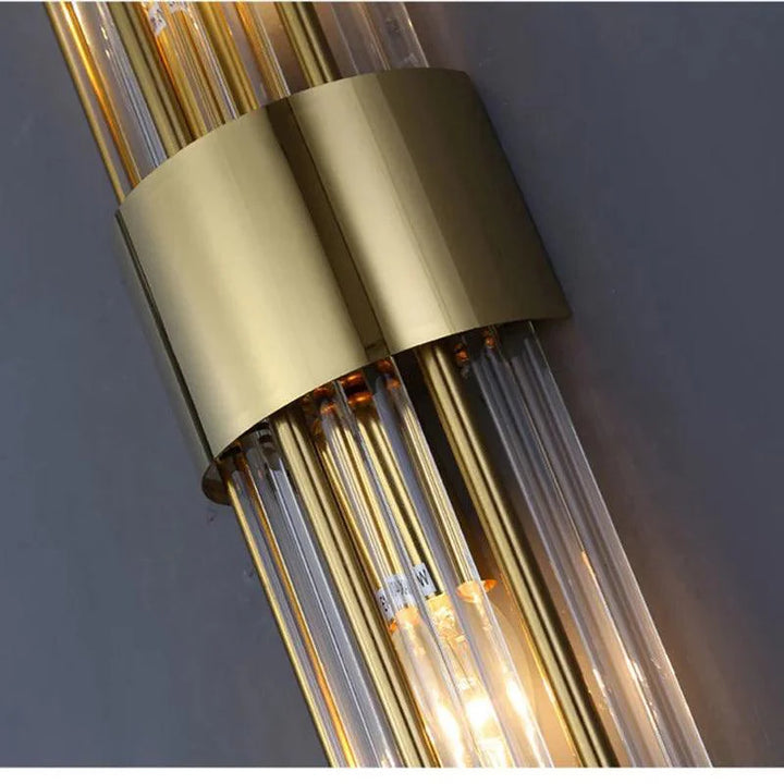 Wall Lamp | Crystal LED Design | Stainless Steel Frame