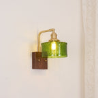 Wall Lamp with Glass Shade