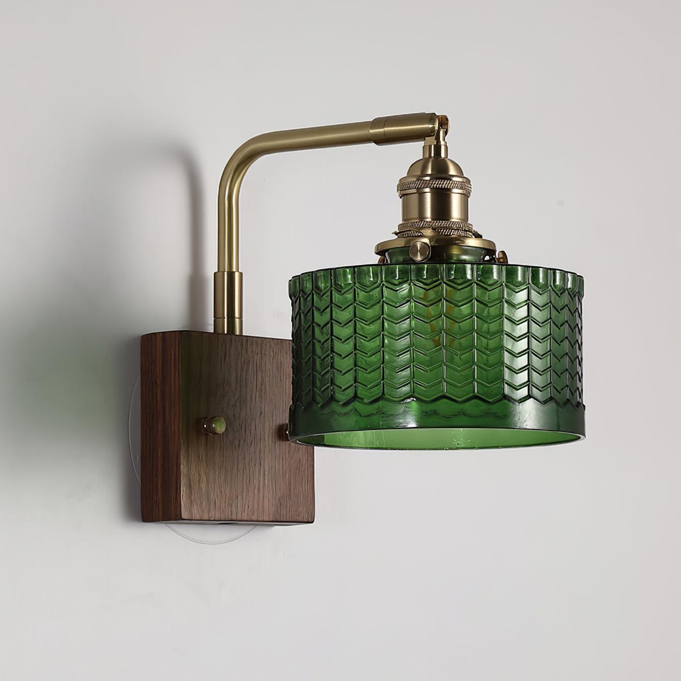 Wall Lamp with Glass Shade