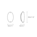 Wall Lamp | Minimalist Marble Shade | Metal Body & Integrated LED