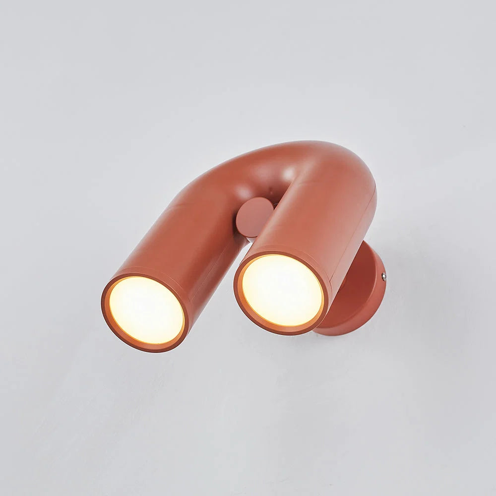 Wall Lamp | Movable U-Shaped Modules | Iron & ABS with LED