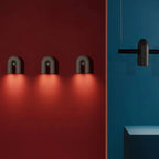 Wall Lamp | Movable U-Shaped Modules | Iron & ABS with LED