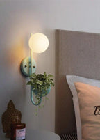 Wall Lamp With Planter | Scandinavian Minimalist & Warm Ambient Light