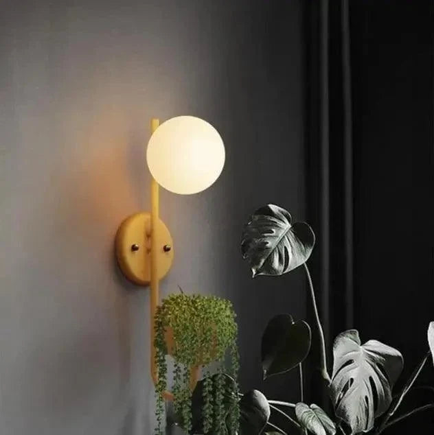 Wall Lamp With Planter | Scandinavian Minimalist & Warm Ambient Light