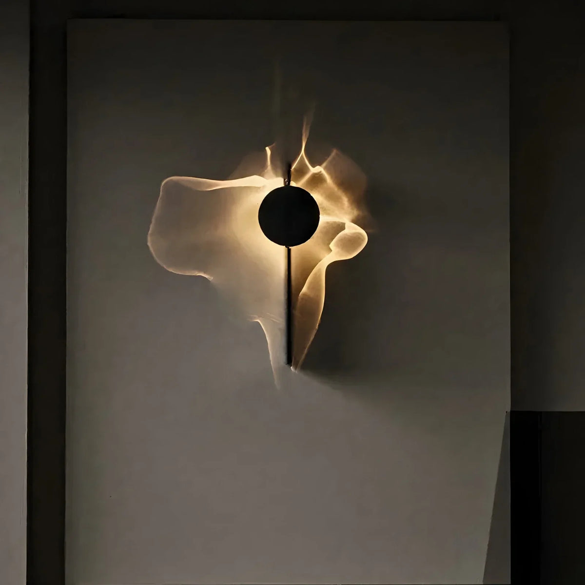 Wall Lamp | 180° Adjustable Wave Projection | Aluminum & Stainless Steel